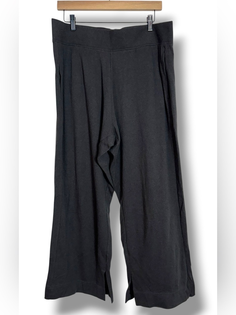 Pact Organic Cotton Dark Gray Wide Leg Lounge Sweatpants XXL 2XL NEW